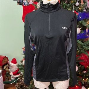 Mitre quarter zip shirt